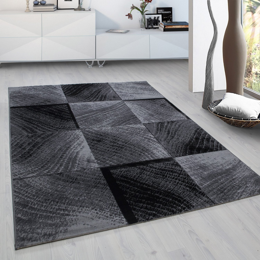 Ay. PLUS 8003 140 x 200 cm fekete Modern szőnyeg