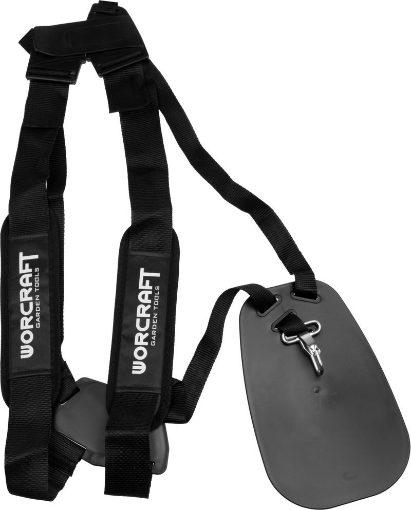 Benzinmotoros bozótvágó és fűkasza, Worcraft GT52-430B, piros/ezüst, 1400 W, kétütemű motor, 1,1 l üzemanyagtartály, tartozékokkal