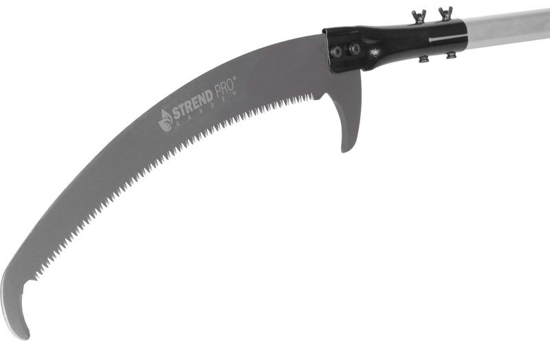 Ágfűrész, Strend Pro Garden, ezüst/fekete, 47 cm pengehossz, teleszkópos, maximum 270 cm magasság, acél penge, alumínium rúd