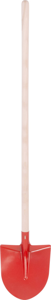 Lapátfej, Strend Pro Garden S510B frankfurti kivitel, piros, 27,5 x 24 cm, acél, íves, nyél nélkül