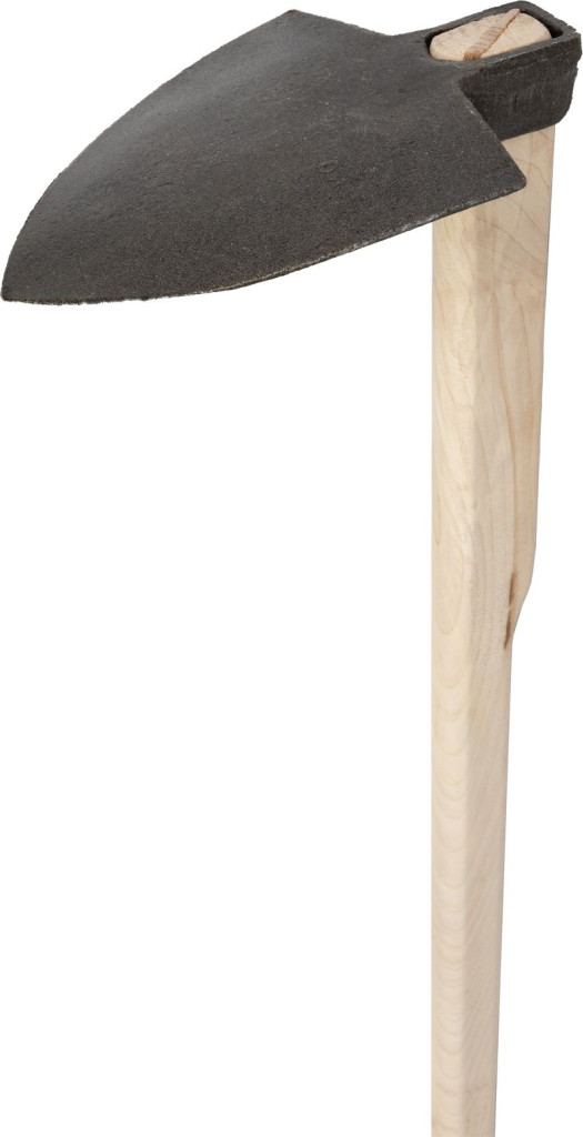Kerti kapa, Strend Pro Garden, sötétszürke, hegyes, 120 cm nyél, 15 cm munkaszélesség, acél fej, fa nyél