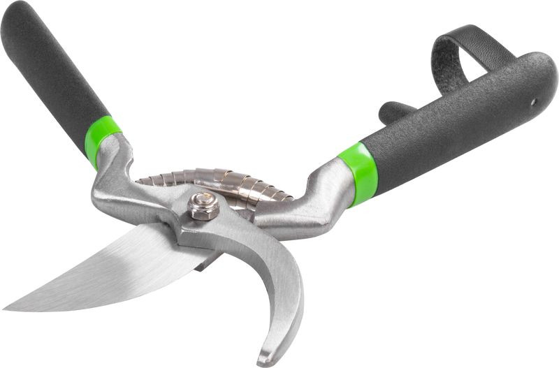 Metszőolló, Strend Pro Garden M0070, fekete, 220 mm, acél test, acél penge, maximum 20 mm átmérő