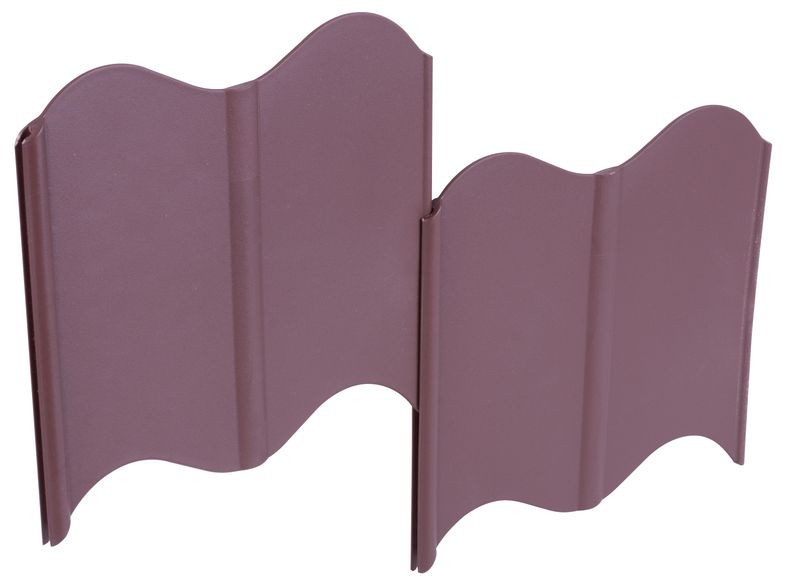 Szegély Strend Pro Garden LE799, barna, 120 mm, műanyag, 32 db, 5,1m