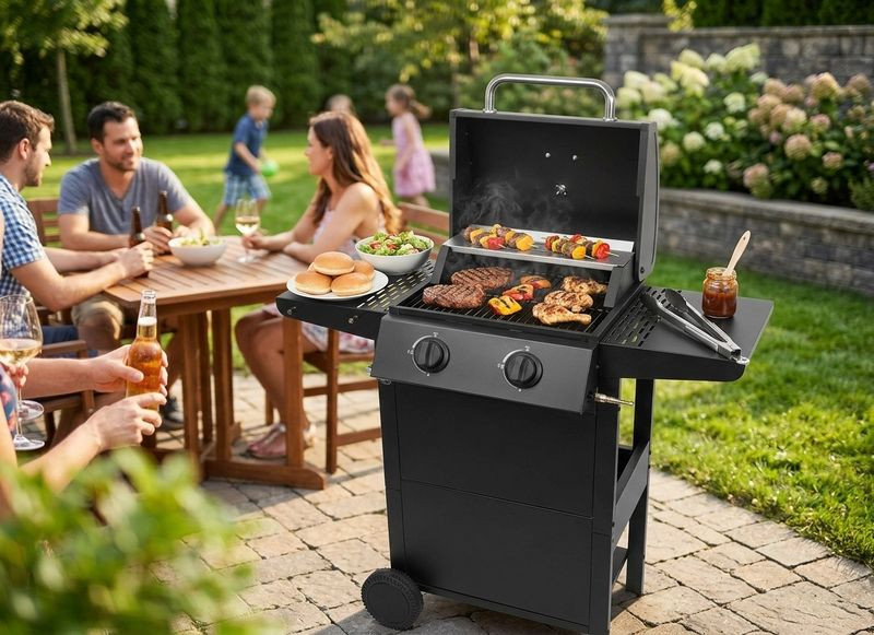 Strend Pro Grill Andora BBQ gázgrill 2 gázégővel