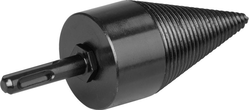 Fahasító kúp, Strend Pro Garden, fekete, 50 mm, 3 db adapterrel (SDS Plus, 1/2" hatlap, négyszögletes), acél, tartós, fához