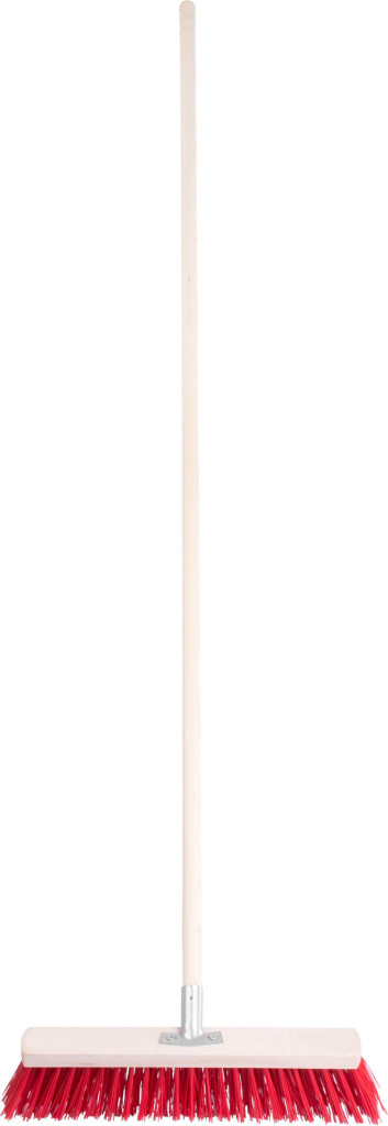 Útseprű, Strend Pro InDust, 30 cm, nyéllel, kültéri burkolathoz, felületkímélő, járdához, térkőhöz