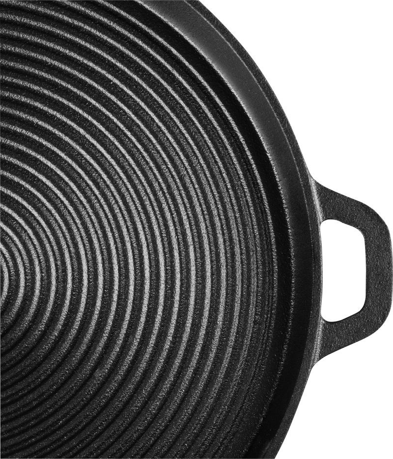 öntöttvas kerek grillezőlap - 340x30mm (801671A)