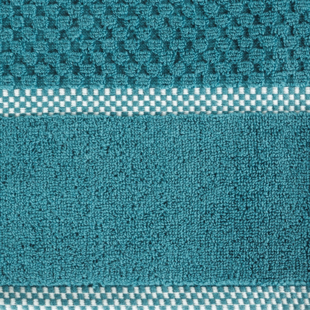 Caleb velúr törölköző Sötét türkiz 50x90 cm