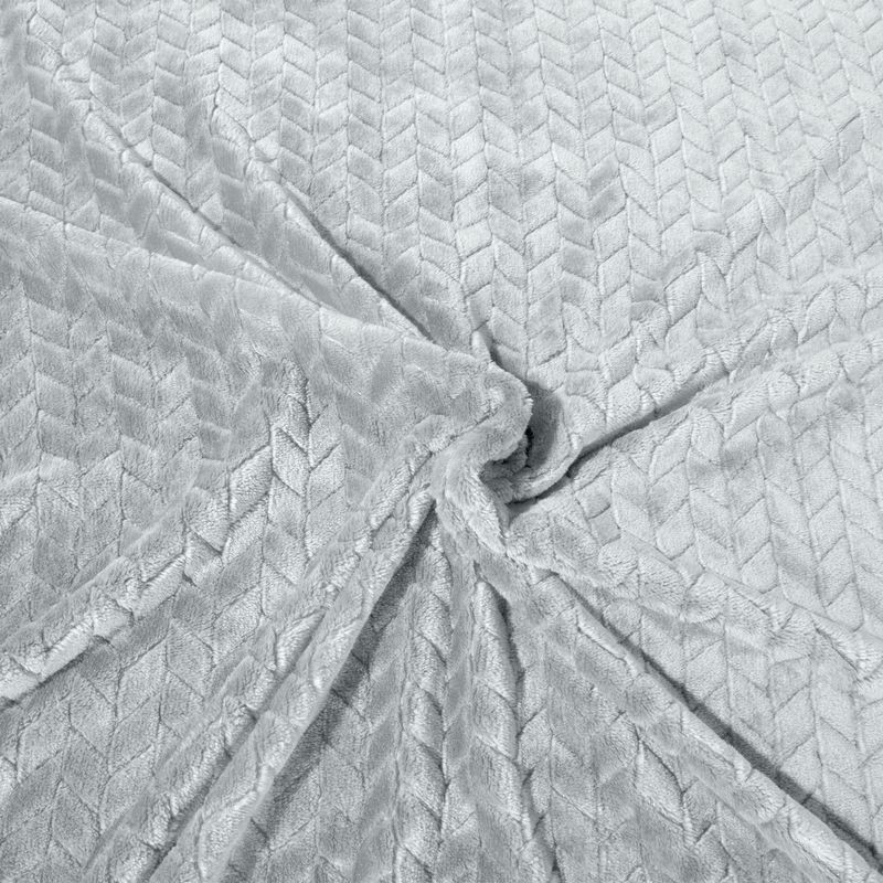 Cindy plüss takaró Ezüst 220x200 cm