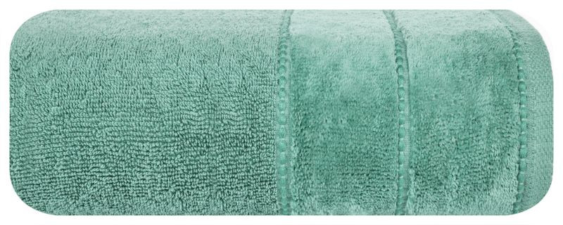 Mari csíkos törölköző Sötét menta 70x140 cm