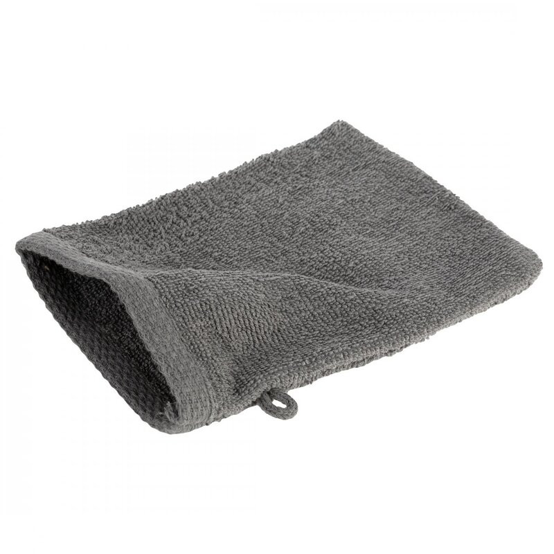 Frottír mosdókesztyű 400 g/m2 Acélszürke 16x21 cm
