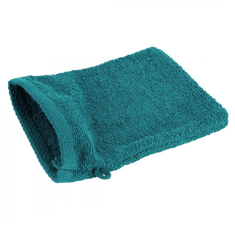 Frottír mosdókesztyű 400 g/m2 Türkiz 16x21 cm