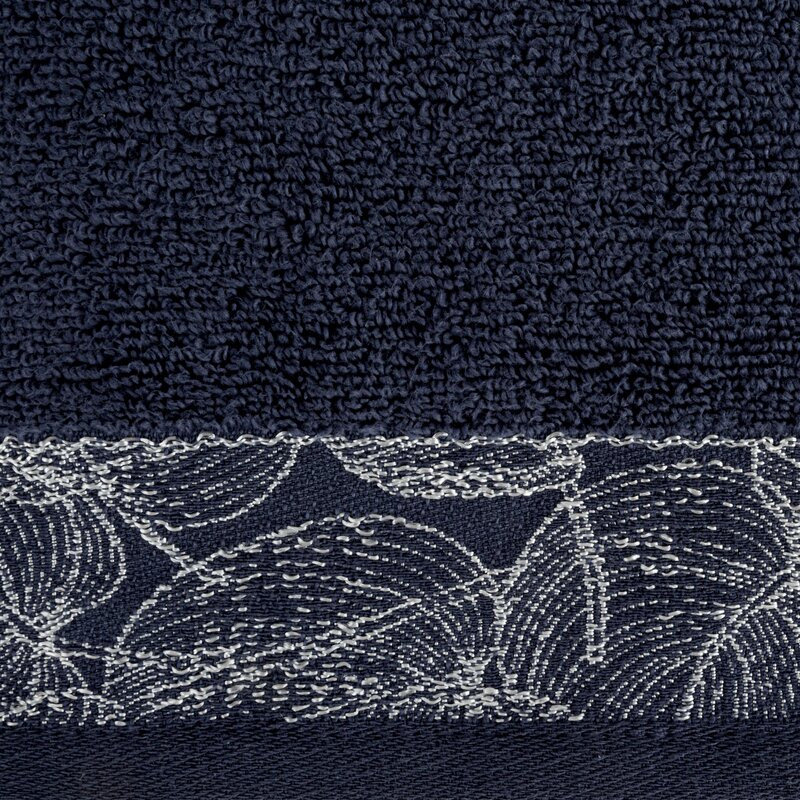 Agis jacquard törölköző Gránátkék 70x140 cm