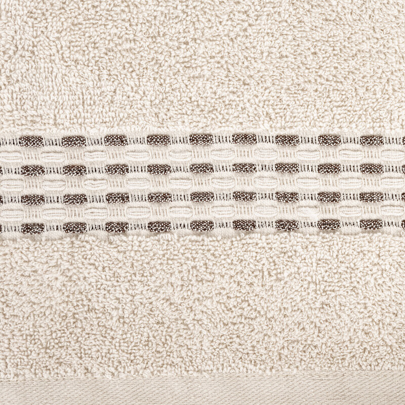 Riva jacquard törölköző Bézs 70x140 cm