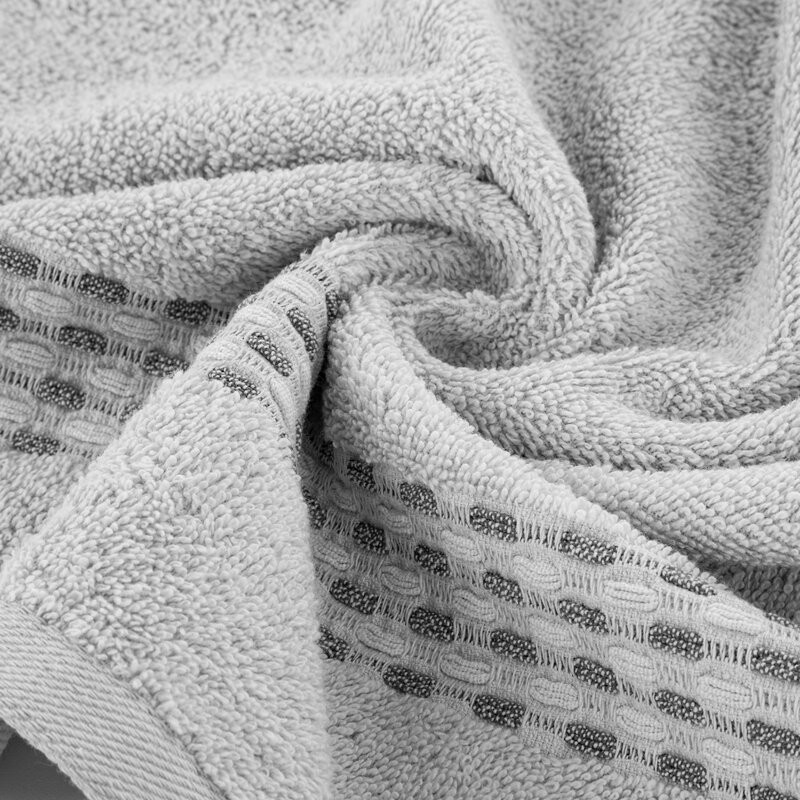 Riva jacquard törölköző Ezüst 50x90 cm
