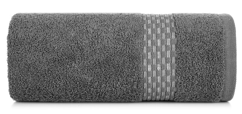Riva jacquard törölköző Acélszürke 70x140 cm