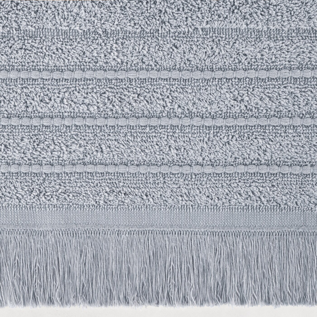 Mirena rojtos pamut törölköző Acélszürke 70x140 cm