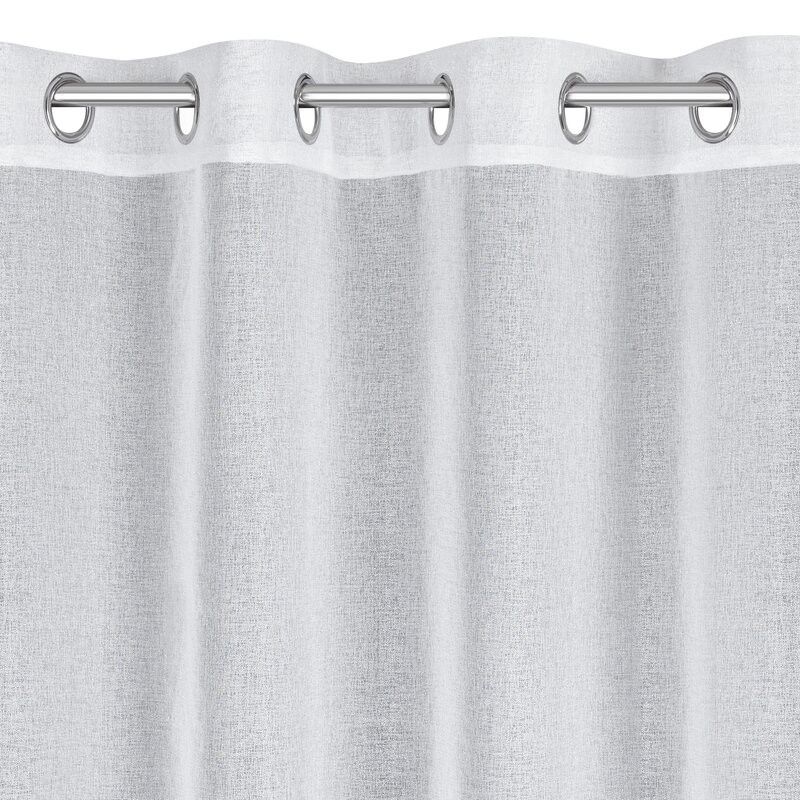 Lena mintás dekor függöny Fehér 350x250 cm