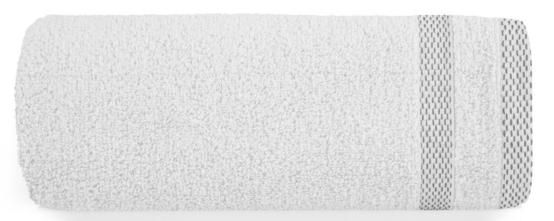 Riki csíkos pamut törölköző Fehér 50x90 cm