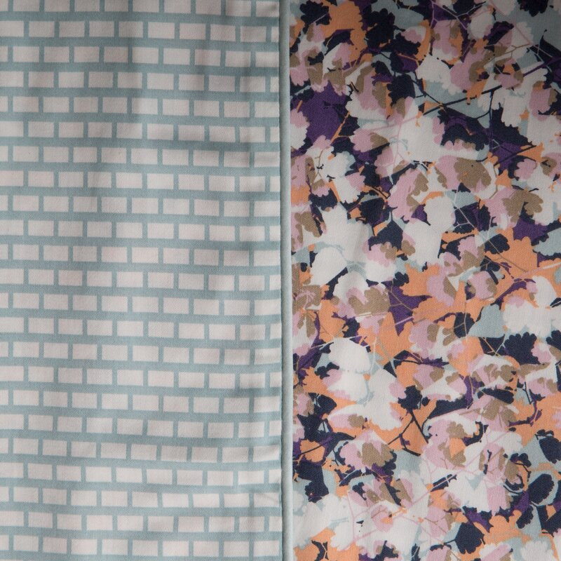 Esprit pamut ágyneműhuzat Menta 160x200 cm - 70x80 cm 2db