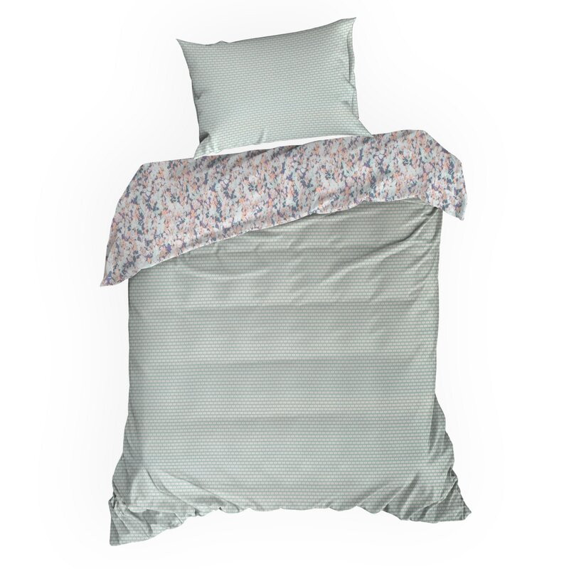 Esprit pamut ágyneműhuzat Menta 160x200 cm - 70x80 cm 2db
