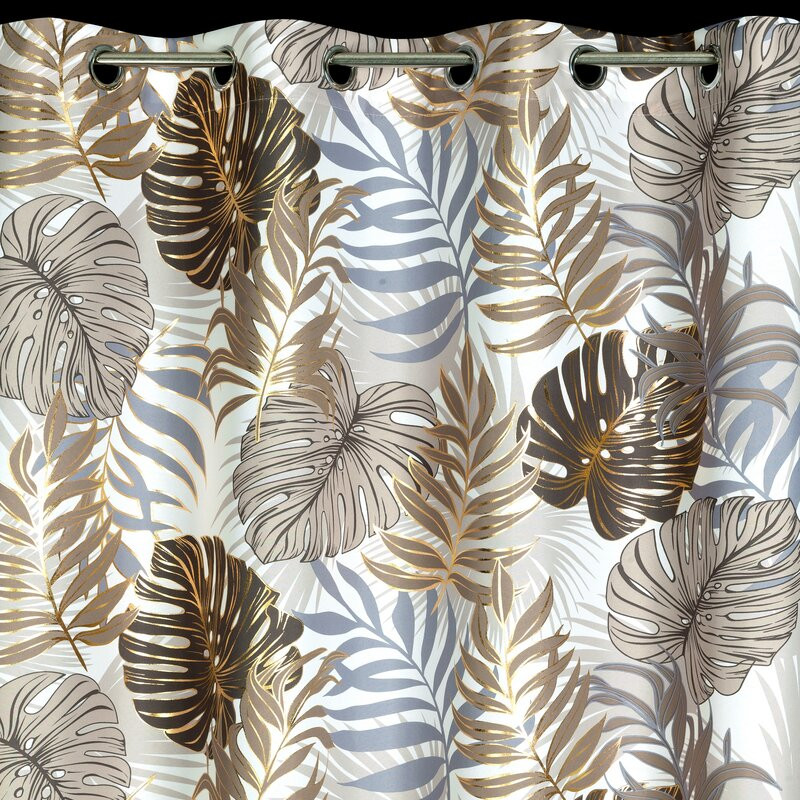 Korfu mintás dekor függöny Barna 140x250 cm Korfu mintás dekor függöny Barna 140x250 cm