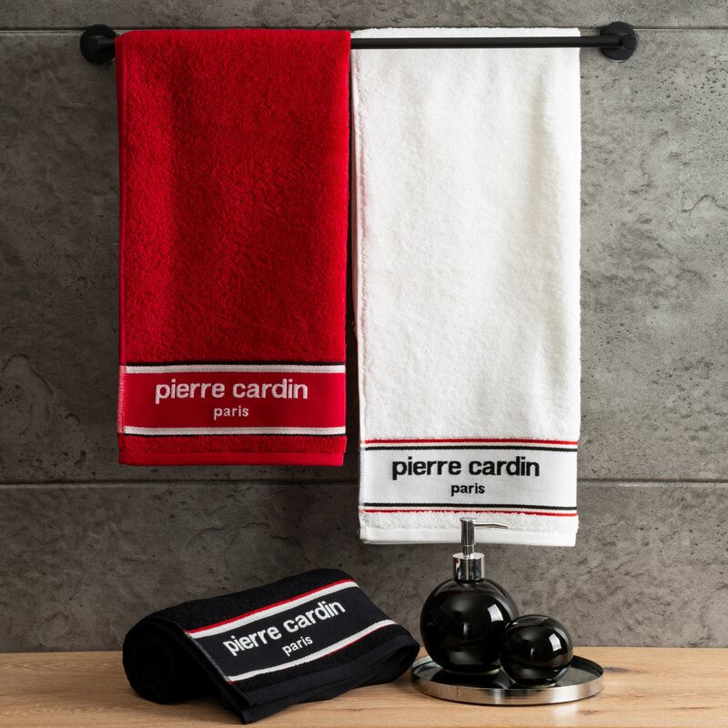 Karl Pierre Cardin törölköző Fehér 70x140 cm