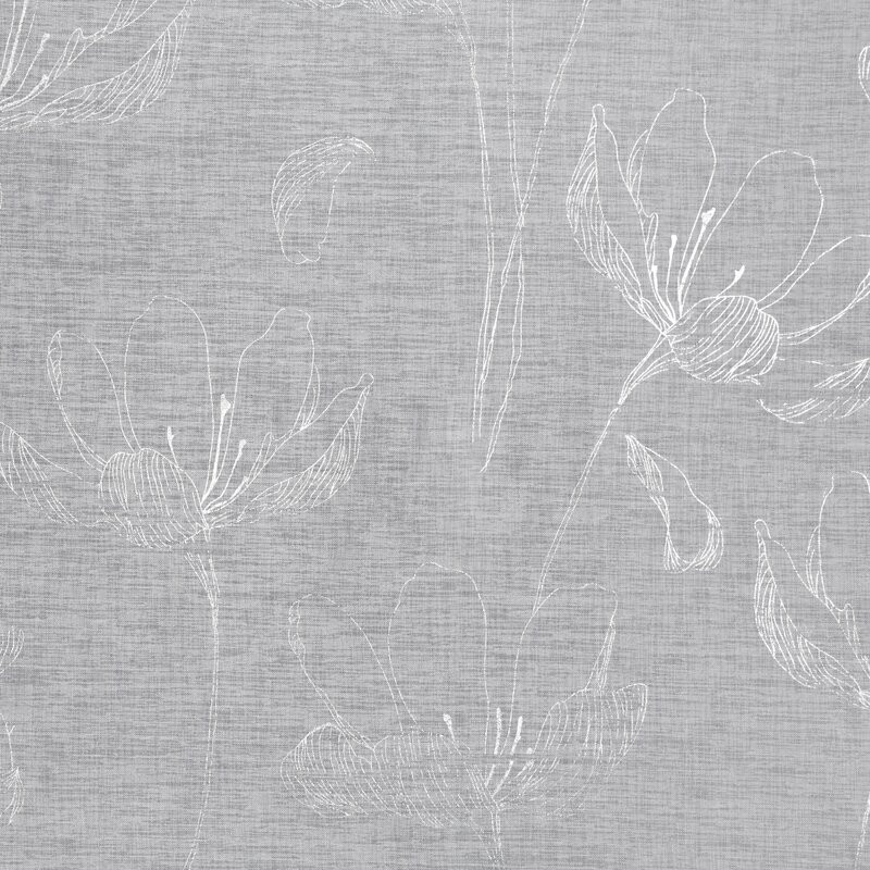 Amalia mintás dekor függöny Fehér 140x250 cm