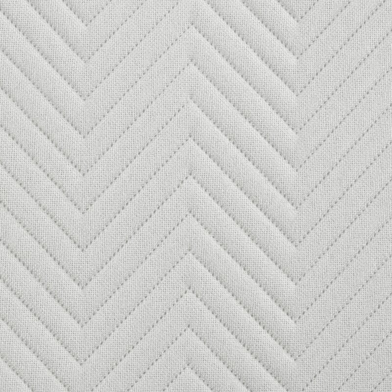 Len3 vászon szerkezetű préselt mintás ágytakaró Fehér 200x220 cm