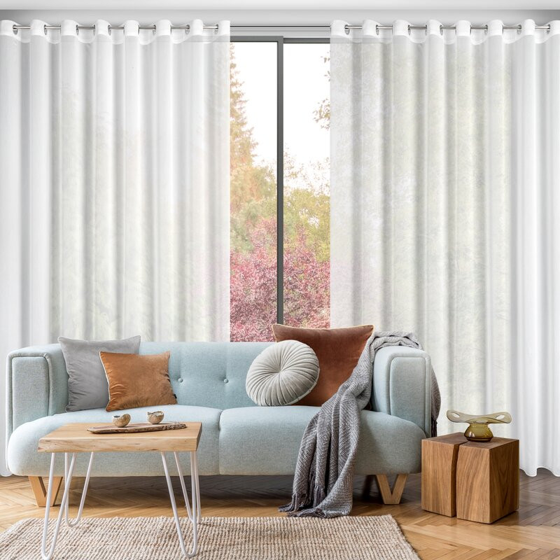 Tirsa fényáteresztő függöny Fehér 300x250 cm Tirsa fényáteresztő függöny Fehér 300x250 cm