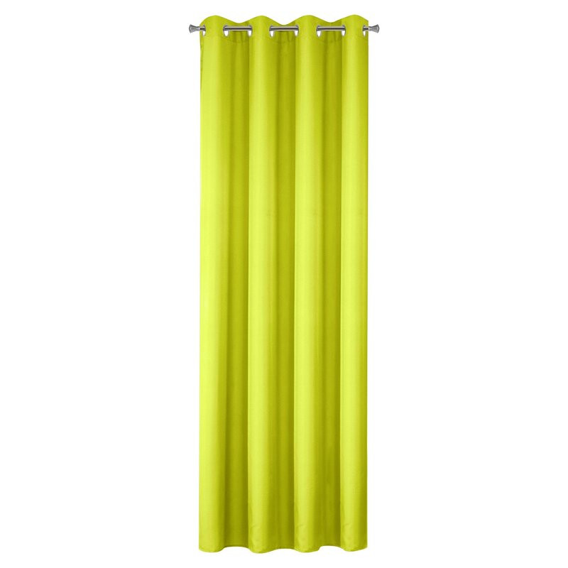 Rita egyszínű dekor függöny Lime 140x250 cm