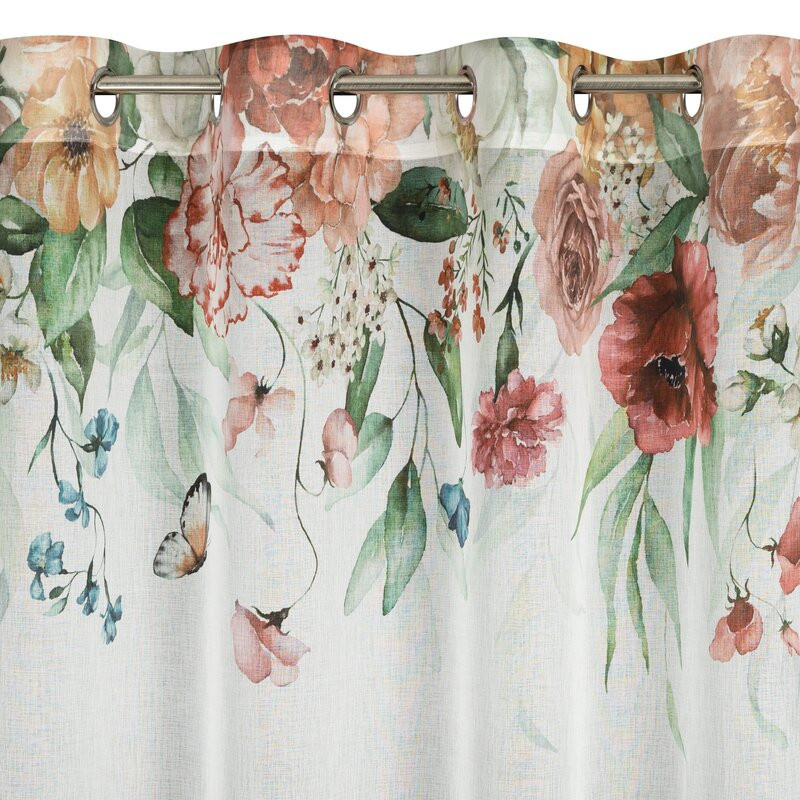 Risa dekor függöny Fehér 140x250 cm