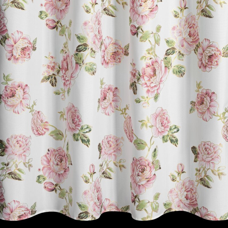 Avani rózsás dekor függöny oxford anyagból Fehér 140x250 cm Avani rózsás dekor függöny oxford anyagból Fehér 140x250 cm