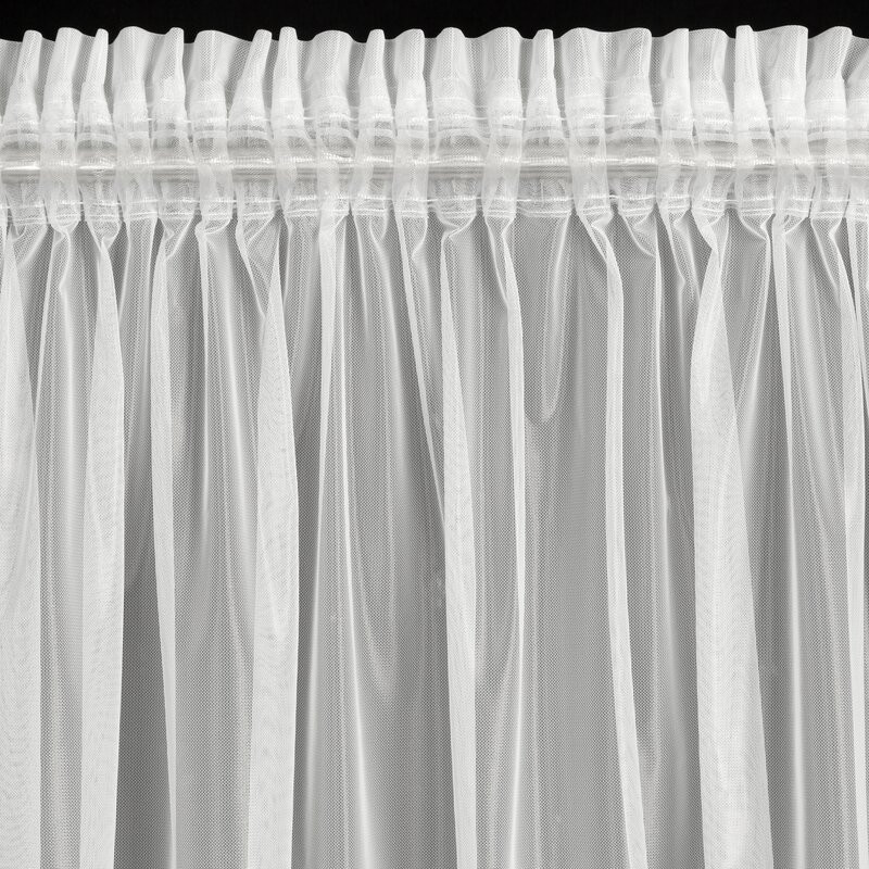 Larisa dekor függöny szett Fehér 140x270 cm 2db