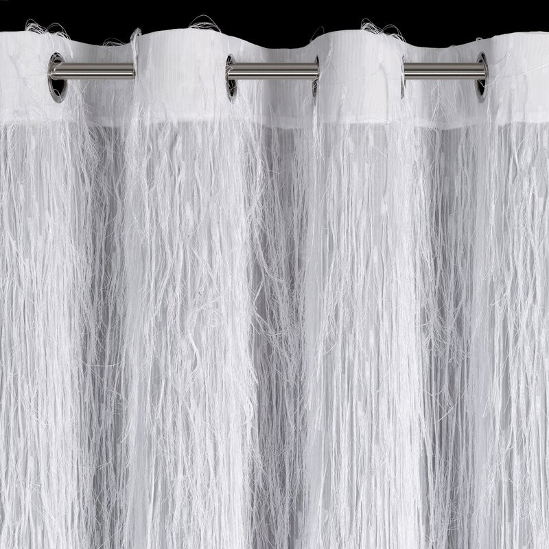 Aurora Eva Minge fehér design függöny 140x250 cm