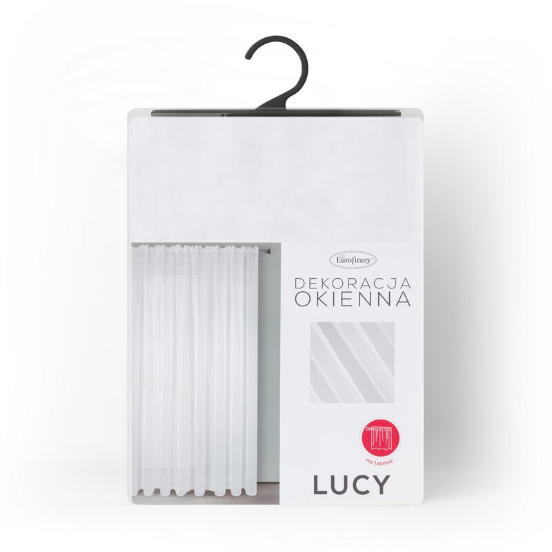 Lucy voile függöny Fehér 400x300 cm