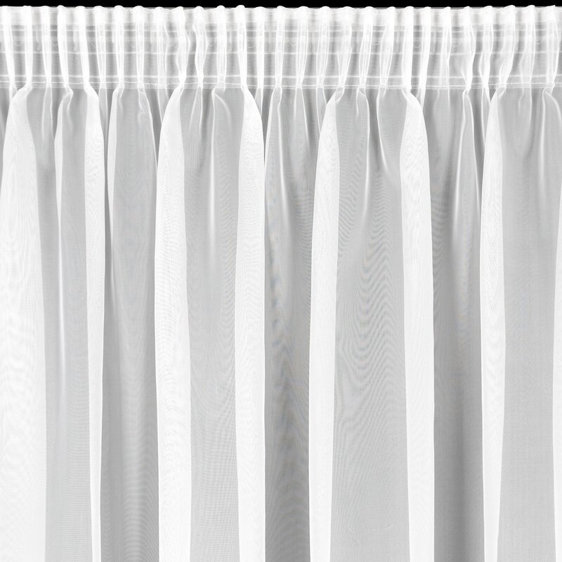 Lucy voile függöny Fehér 400x300 cm