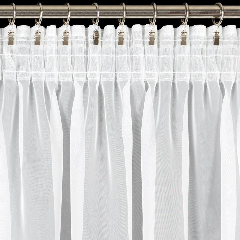 Lucy voile függöny Fehér 400x300 cm