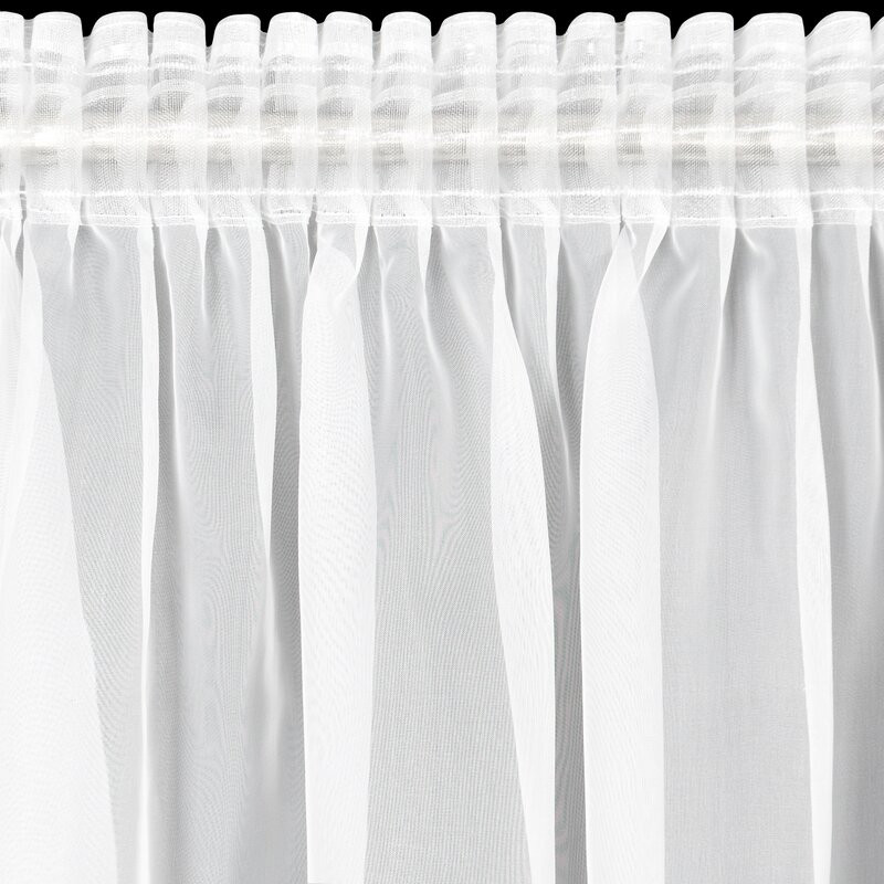 Lucy voile függöny Fehér 400x300 cm