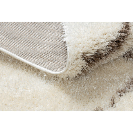 TOP! Kab. Szőnyeg FLUFFY 2373 shaggy - krém / bézs 80x150 cm