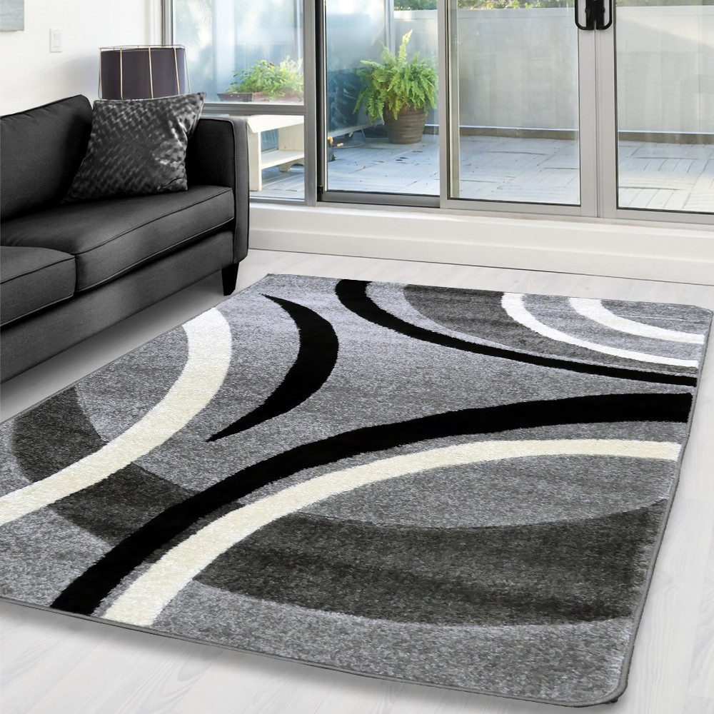 Den. Comfort SZÜRKE 4791 60szett=60x220+2dbx60x110CM-MODERN SZŐNYEG