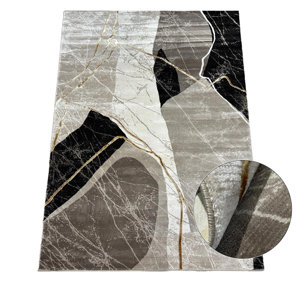 Ber. GLORIA 3671 arany 120 x 180cm modern szőnyeg