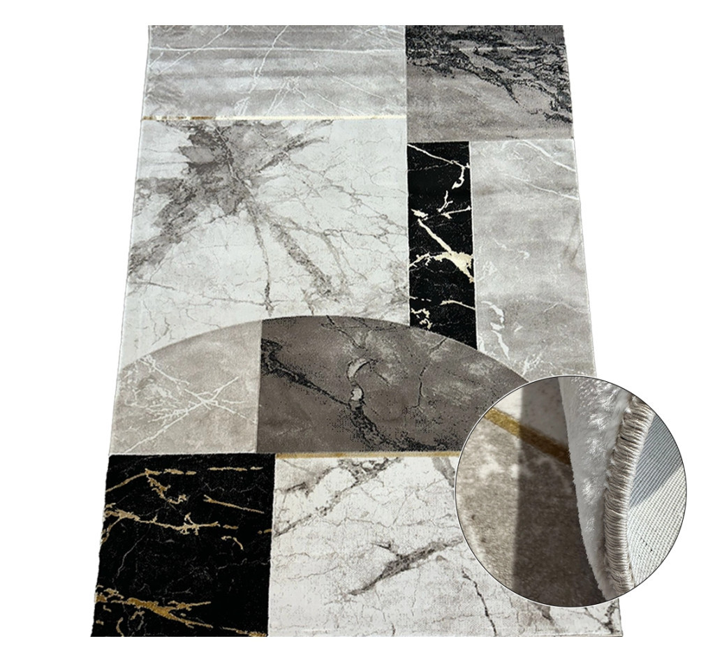 Ber. GLORIA 3672 arany 120 x 180cm modern szőnyeg