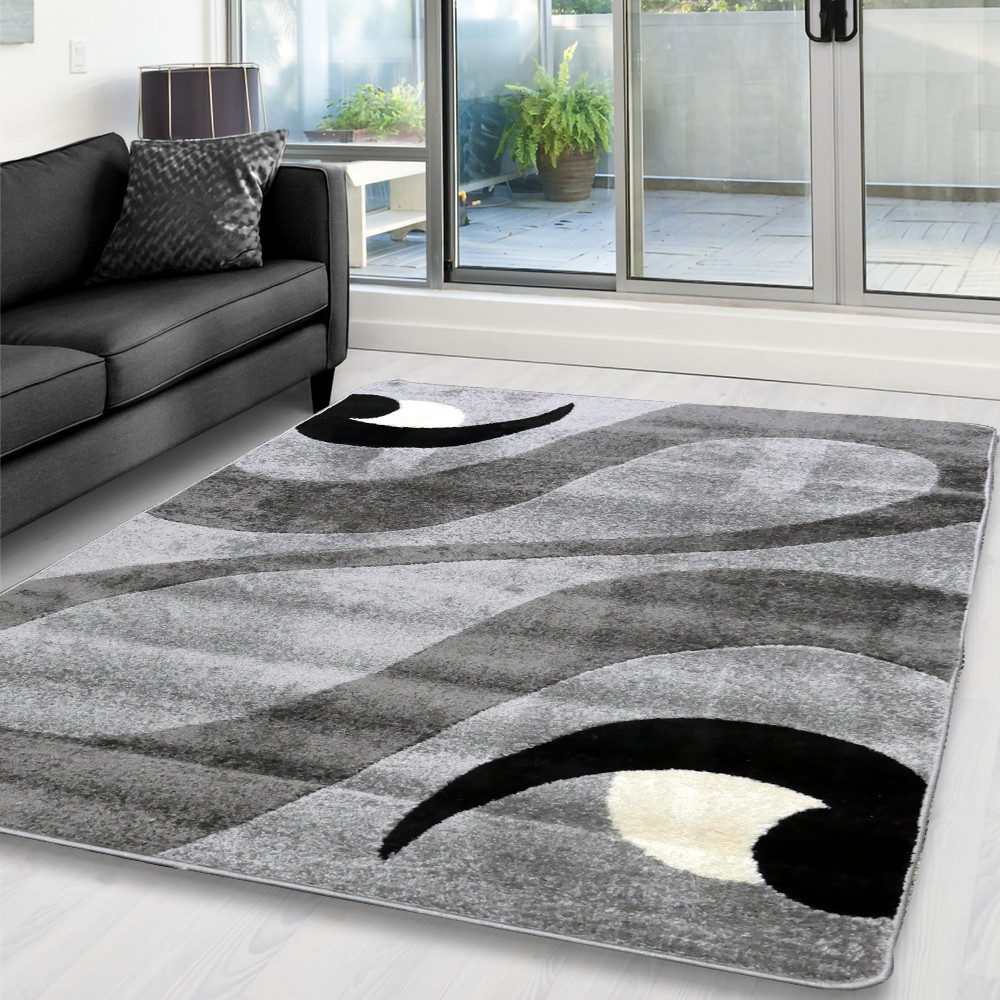 Den. Comfort SZÜRKE 74 60szett=60x220+2dbx60x110CM-MODERN SZŐNYEG