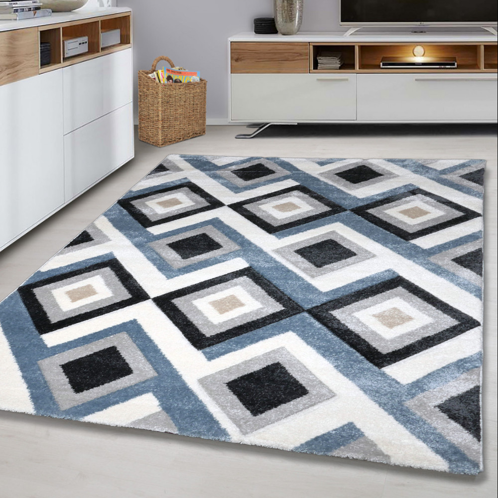 Den. Linett kék 2404 60szett=60x220cm+2dbx60x110cm szőnyeg