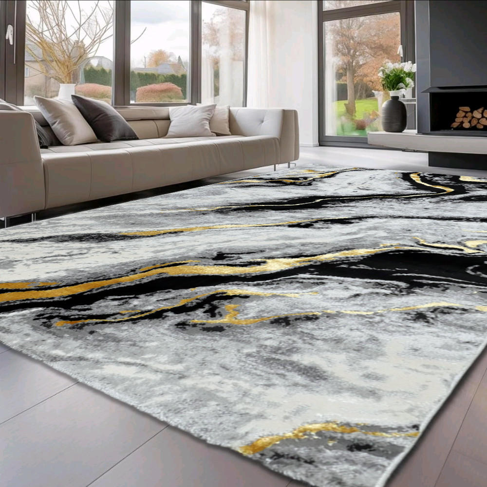 Den. Sunset new 1422 L.Szürke 160x230cm modern szőnyeg