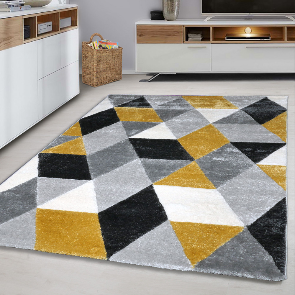 Den. Linett sárga 8797 60szett=60x220cm+2dbx60x110cm szőnyeg