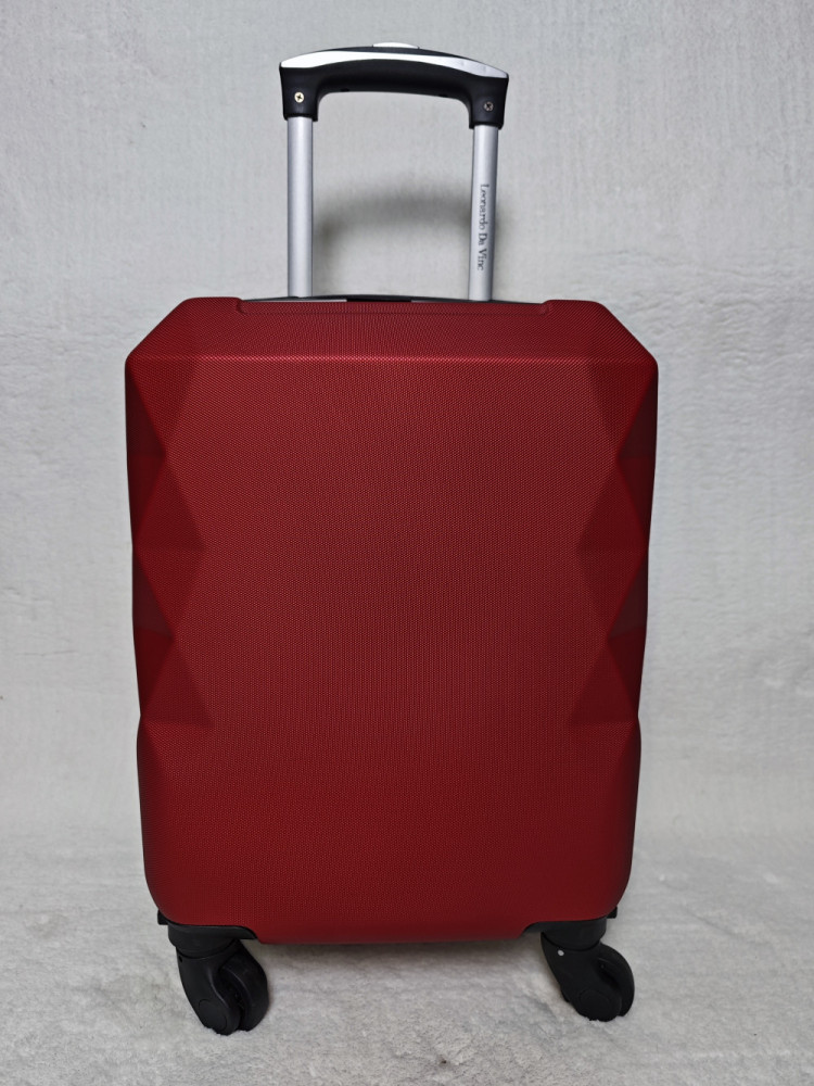 Cube Piros keményfalú bőrönd 40cmx31cmx19cm-kis méretű kabin bőrönd