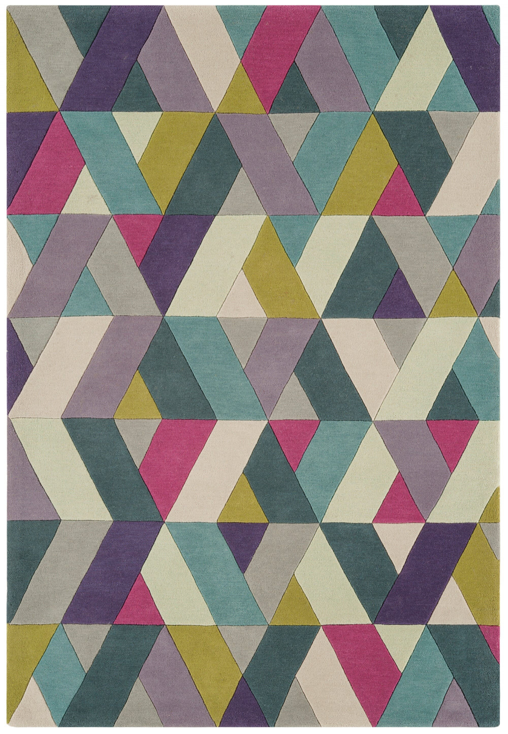 ASY Funk szőnyeg 120x170cm 02 Chevron kék zöld