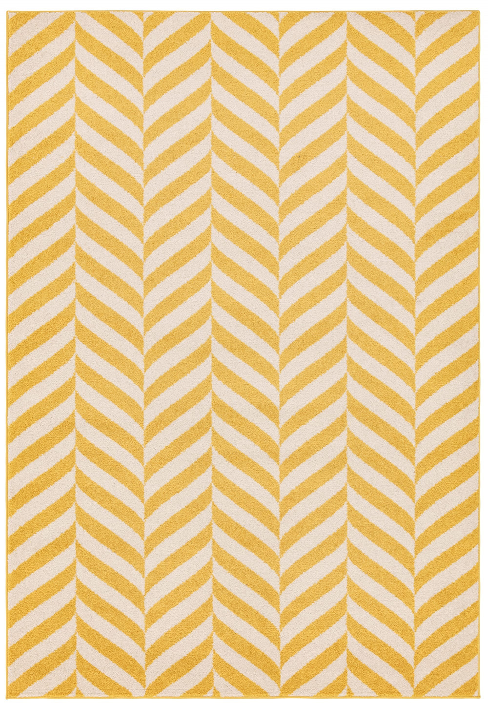 ASY Muse 080x150cm Yellow Chevron Rug MU08 szőnyeg